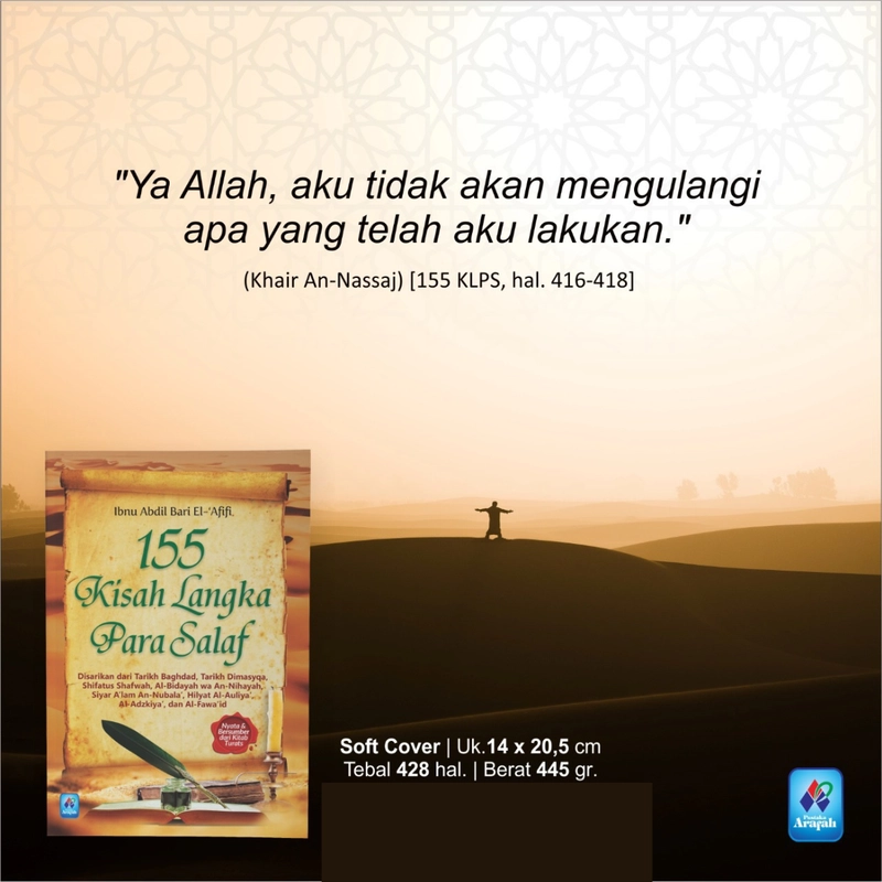 Product image Buku 155 Kisah Langka Para Salaf SC Soft Cover