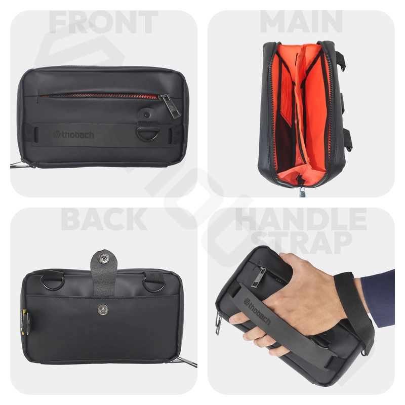 Product image Thobach official - THOBACH Sling Bag/ Sling Pouch Anti Air Waterproof COLLIN ALL SIZE Black