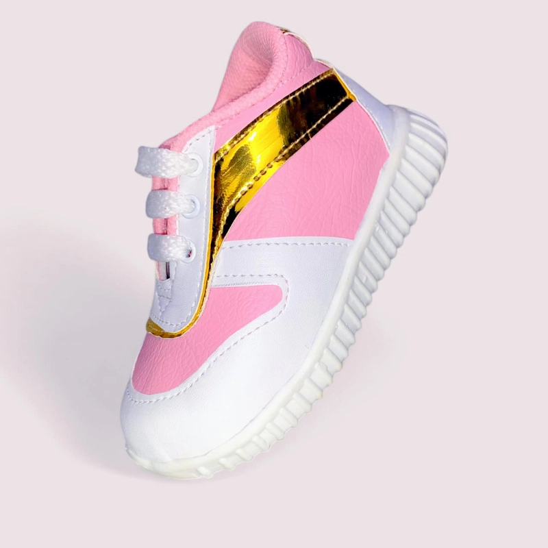 Product image Kawanian - Sepatu Anak Usia 1 Sampai 3 Tahun Sneakers Pink List Gold 22 Pink