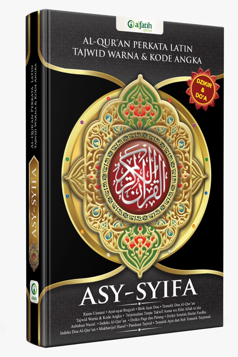 Product image Alfatih Quran - ASY - SYIFA A5 Alquran Mudah Baca Terjemah Perkata Latin Tajwid Warna Kode Arab A5 Hitam