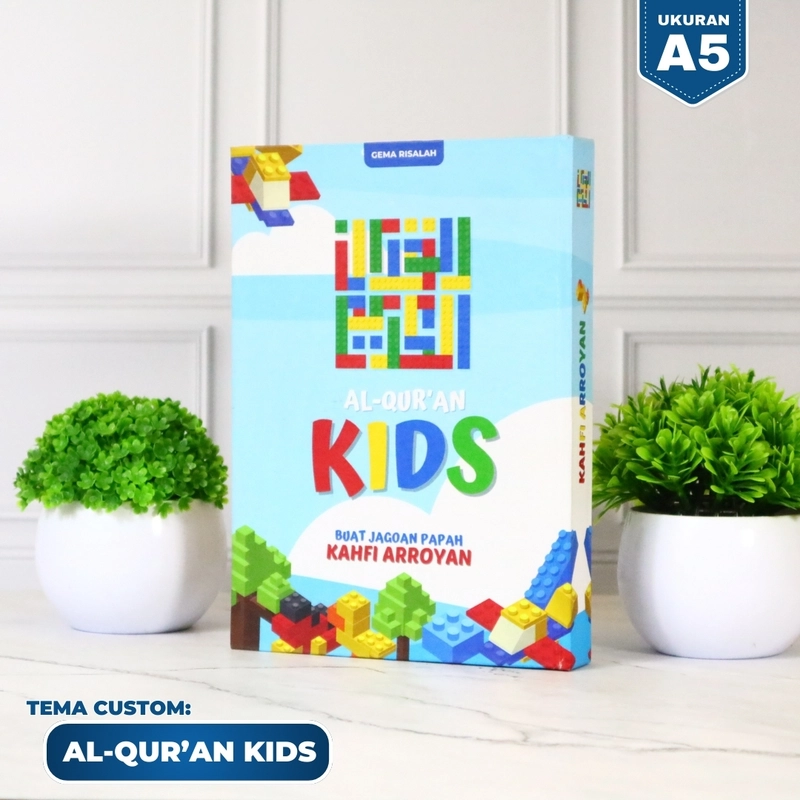 Product image Gema Risalah - Alquran Custom Nama A5 Utsmani 15x21cm QPP Tahan 100tahun Terjemah KIDS