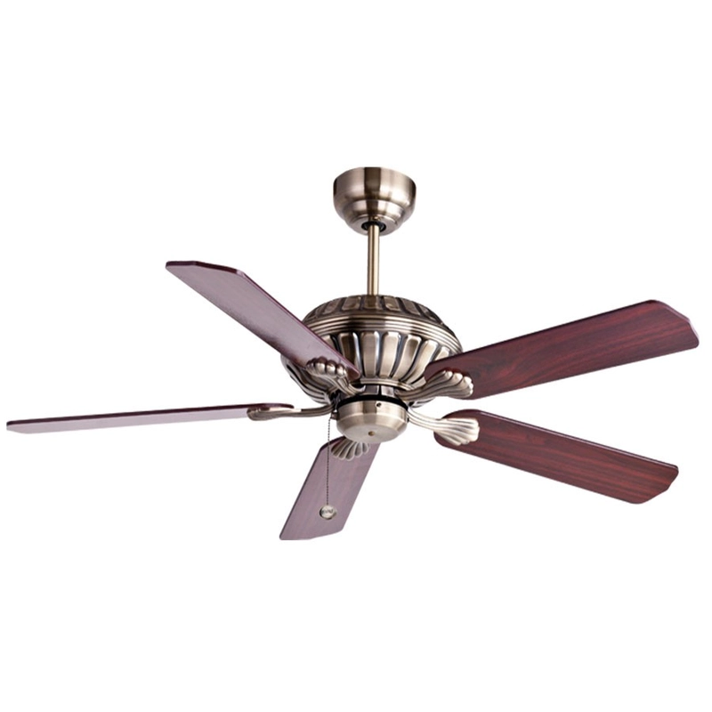 Product image UTAMAMEGA - Ceiling Fan MT Edma 52IN Romanesque Kipas Plafon Dekoratif Warna Walnut Rosewood