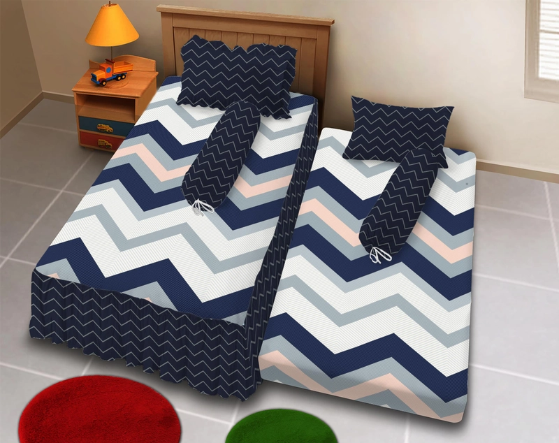 Product image Kintakun - Sprei Duo 2in1 Single 120x200cm Dluxe Microtex 20cm Marma