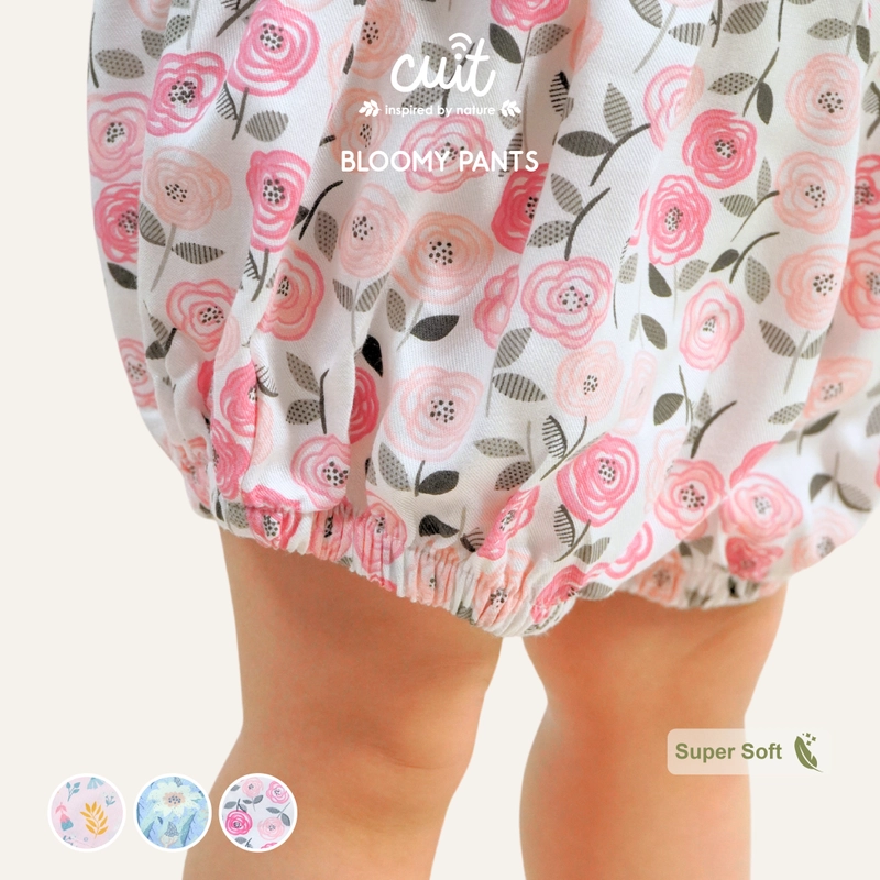 Product image Kintakun Baby - KINTAKUN BABY X CUIT Bloomy Short Pants Baby Celana Pendek Anak bayi 3 Bulan - 2 Tahun S (3-6 Bulan) Blue Aster