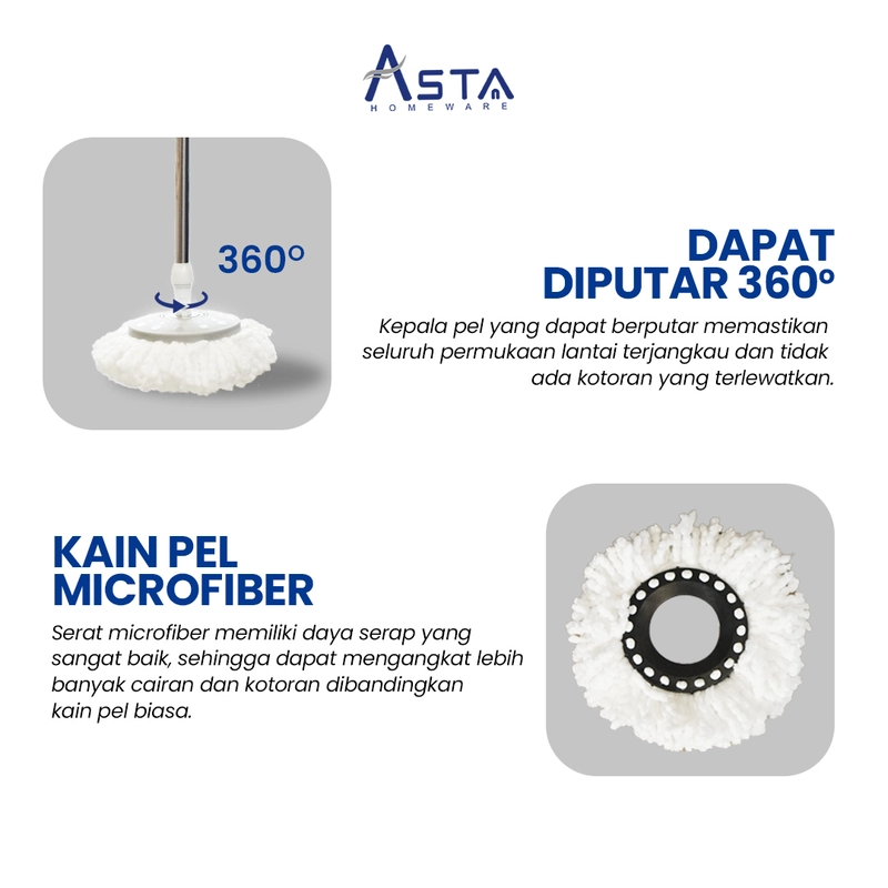 Product image Asta Homeware Official - Alat pel lantai Bunda Mop Deluxe Series Bunda Mop Deluxe