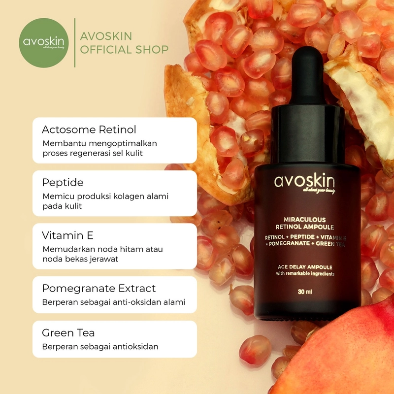 Product image AVOSKIN OFFICIAL - Miraculous Retinol Ampoule Skincare 30 ml Retinol Ampoule