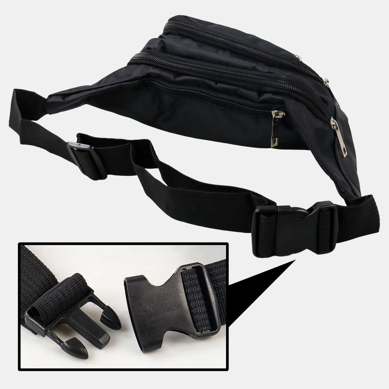Product image RAYATORY - Hengreda Sport Tas Pinggang Selempang Waistbag Pria dan Wanita - TM572 35 x 9 x 13 cm Black