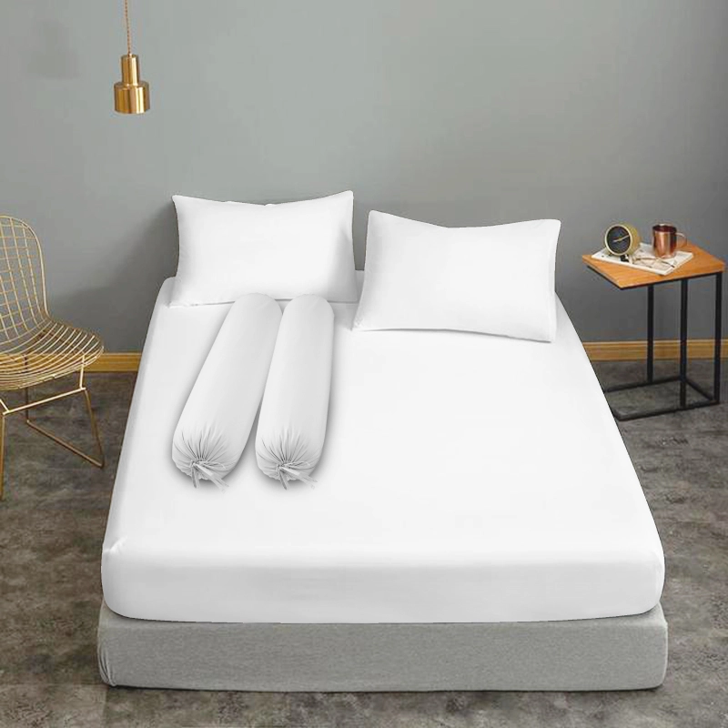 Product image Rosanna - Fitted Sheet Sprei Fitted Sprei Putih Dengan Karet Cotton 300 TC Hotel Collection Single 90x200 Plain Tinggi 30 cm