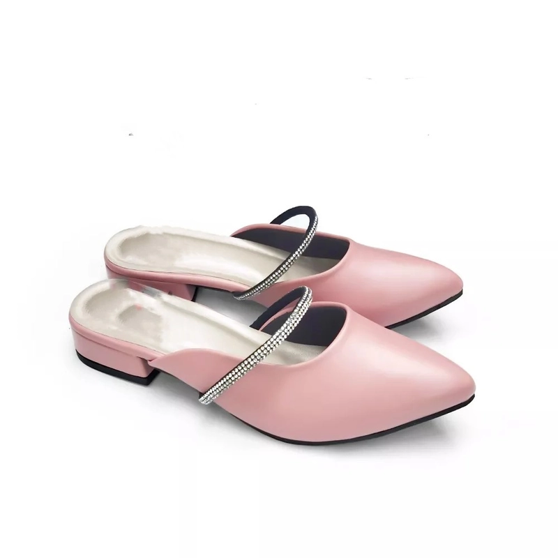 Product image apaastore - Sepatu Sandal Wanita Shafiroh Hak 3 cm Size 36 - 43 36 Pink