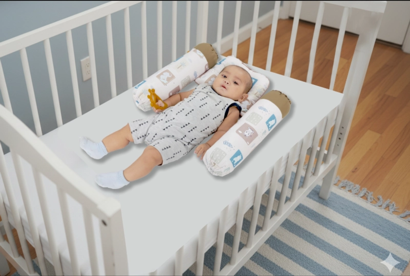 Product image SNOBBY BABY - SBB2324 BANTAL DOUBLE + GULING SET CRITTER SERIES all Size Coklat