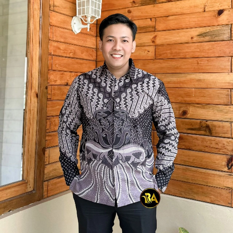 Product image Kois Batik - Batik kerja couplen kemeja dan tunik motif lisa M Kemeja lisa