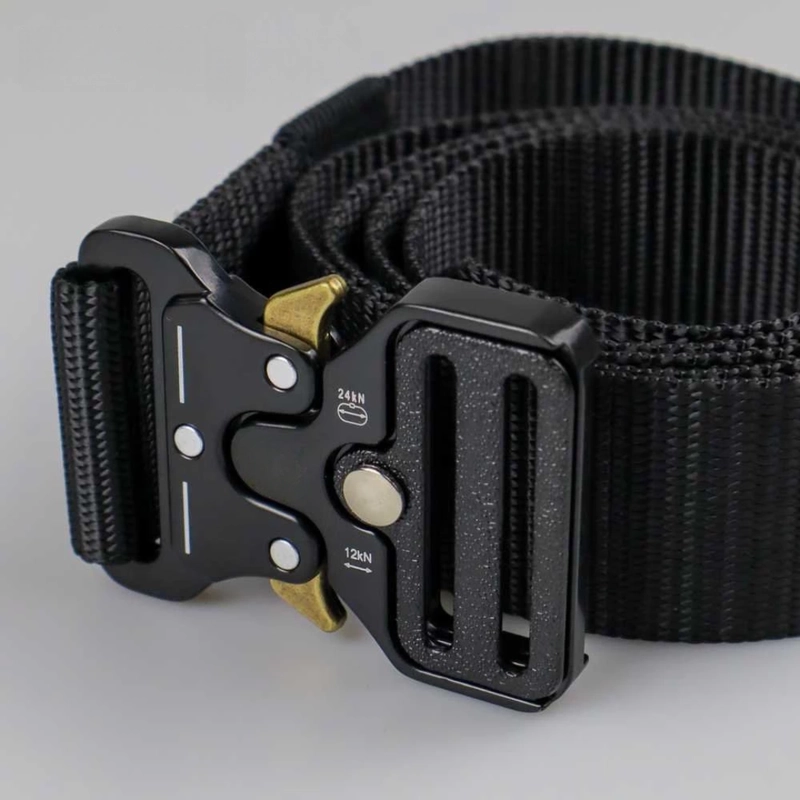 Product image KAHASIL - Ikat Pinggang Sabuk Gesper Pria Tactical Nylon Kanvas Kepala Besi Panjang 120cm KHBELT55 all variant NAVY