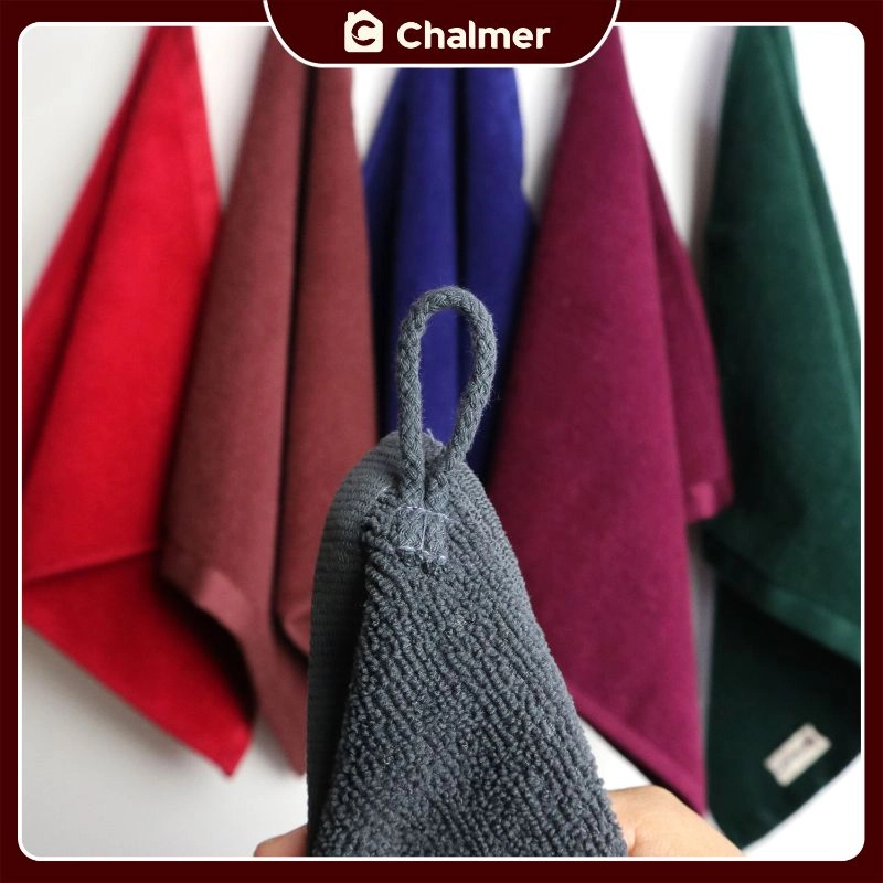 Product image Chalmer - Lap Tangan Microfiber Chalmer 35 x 35 cm Serbet Handuk Cuci Tangan Lap Gantung 35 x 35 cm Hijau Tua