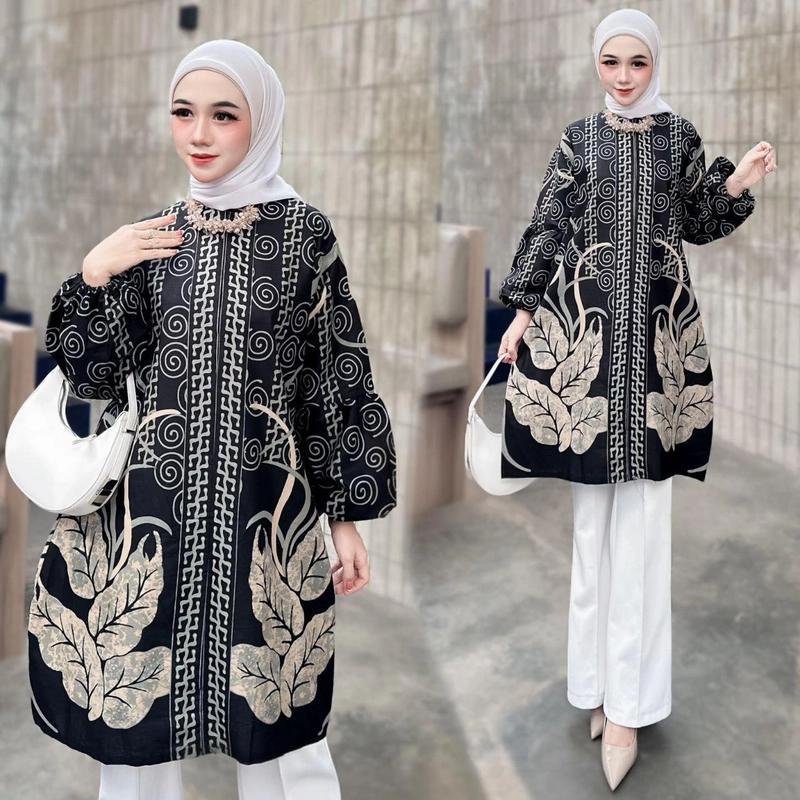 Product image Kois Batik - Tunik batik dan kemeja batik baju kerja motif kepatihan l tunik kepatihan