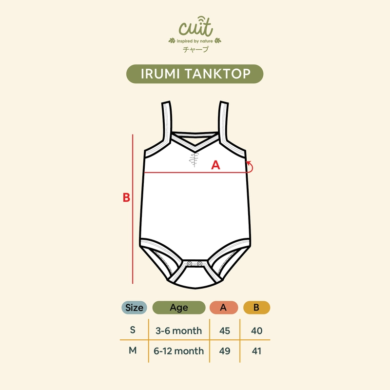 Product image CUIT Baby 3 Bulan - 1 Tahun Irumi Comfortable Tanktop Jumper Ballet M (6-12m) Brown Milo