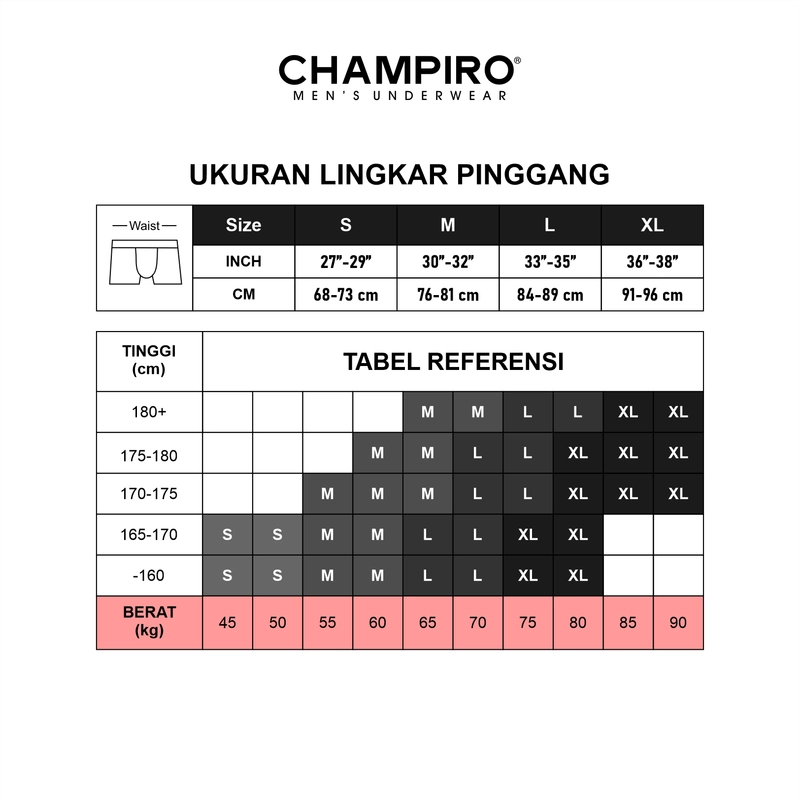 Product image Champiro Underwear - Champiro Pakaian Dalam 0330 S