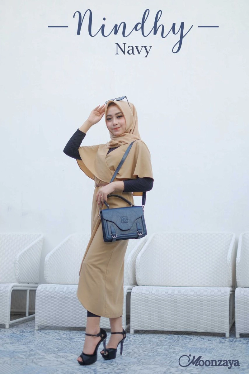 Product image Fashopid - MOONZAYA TAS SELEMPANG NINDHY BAG ALL NAVY