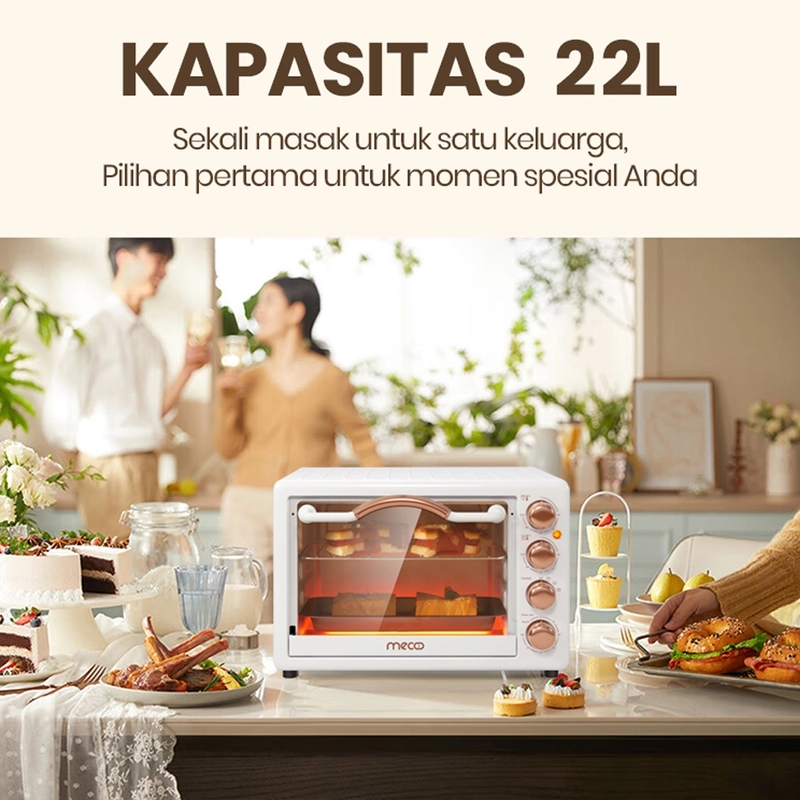 Product image Homespira - Electric Oven Mecoo 22L Milky White