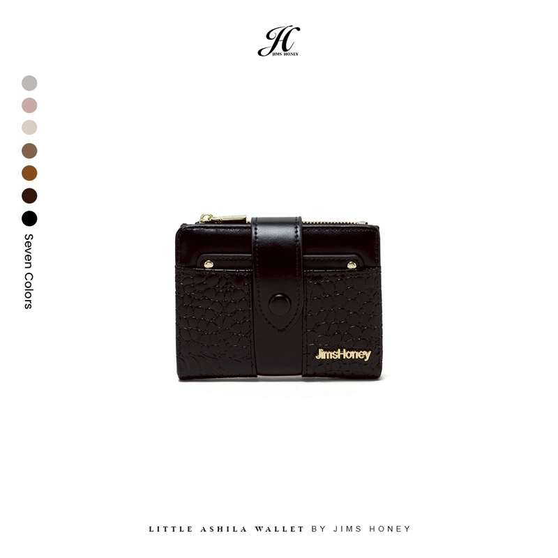 Product image JIMSHONEY SUKABUMI - JIMSHONEY SUKABUMI - LITTLE ASHILA JH 2019 - DOMPET WANITA PENDEK Allsize Black