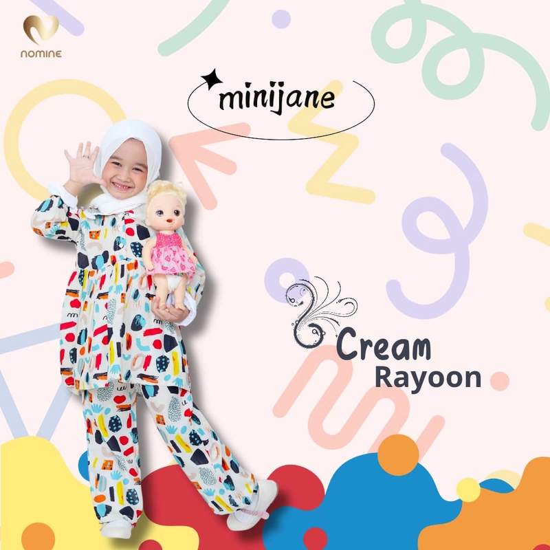 Product image Nomine - Mini Jane Pajamas Kids S Cream