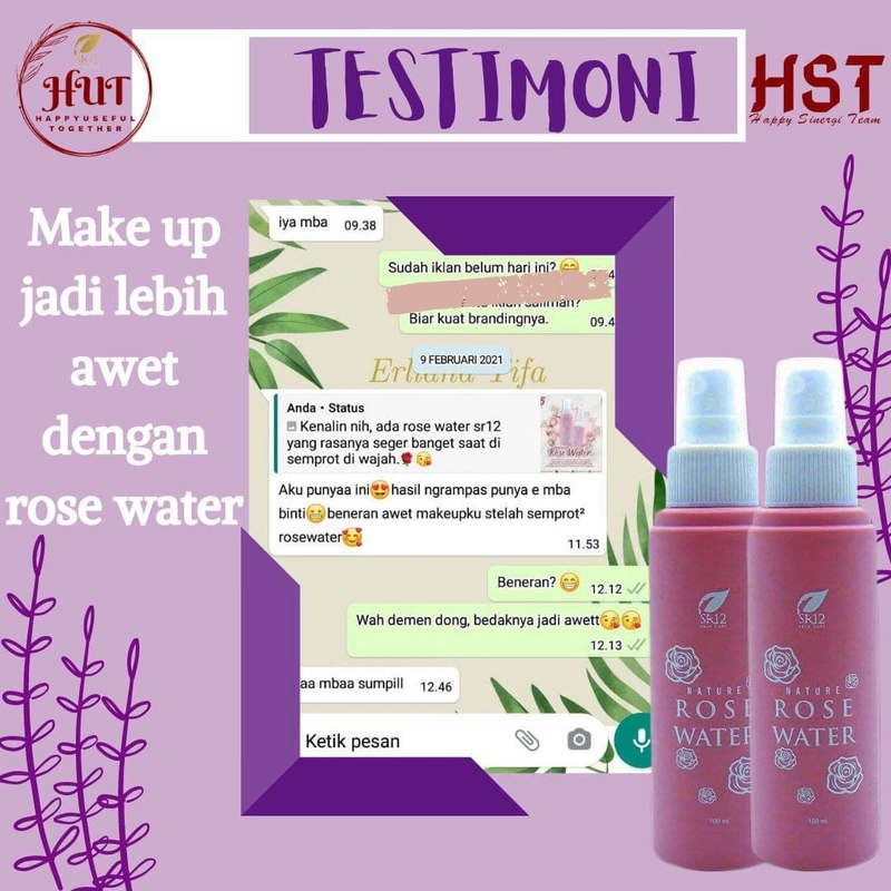 Product image Nature Rose Water 60ml Pengunci Make Up