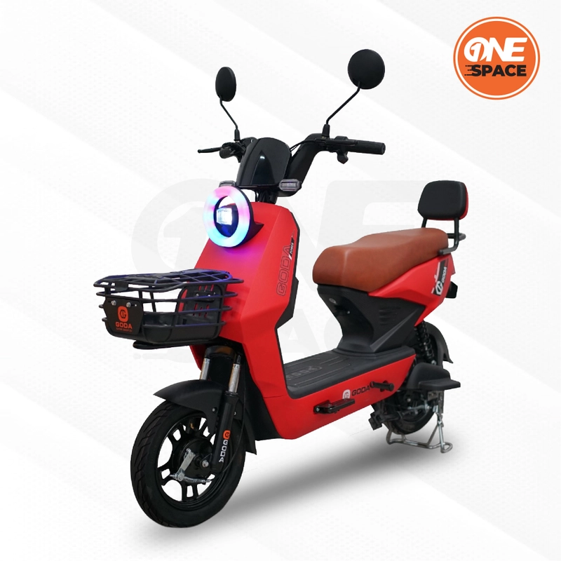 Product image One Space Kendaraan Listrik - GODA 120 CYBER SEPEDA LISTRIK Reguler Red