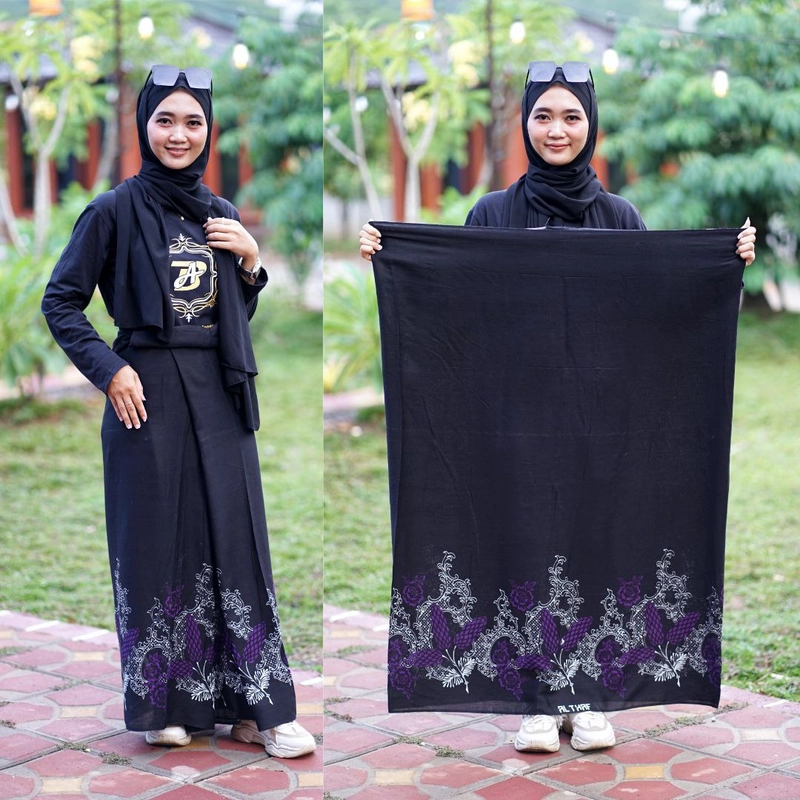 Product image Kois Batik - Sarung Santri Wanita Dewasa Rayon Premium Motif jagung Sarung dewasa Jagung ungu