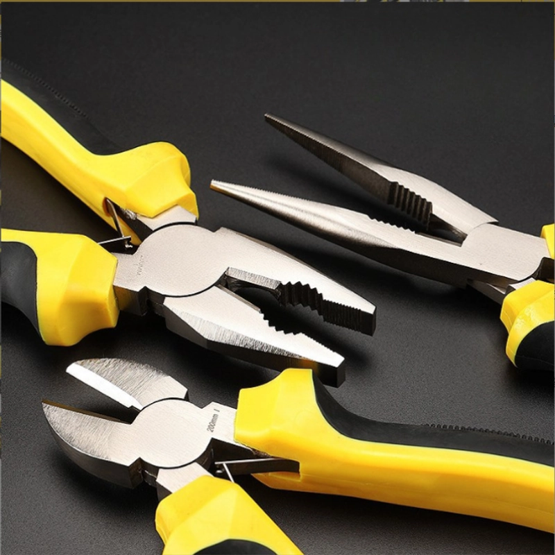 Product image KAHASIL - Tang Potong Kombinasi Lancip 6in1 Alat Jepit Pembuka Kabel Anti Slip Anti Karat Serbaguna KMJ198 TANG LANCIP 6IN1