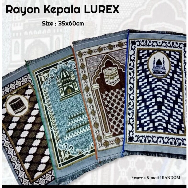 Product image qayd - Sajadah LUREX ALBahar 35 x 60 Cm random random