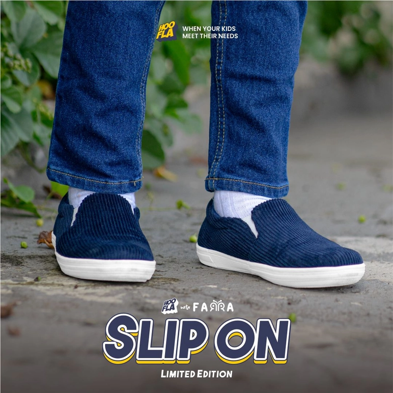 Product image Hoofla - Sepatu Slip On 31 Navy