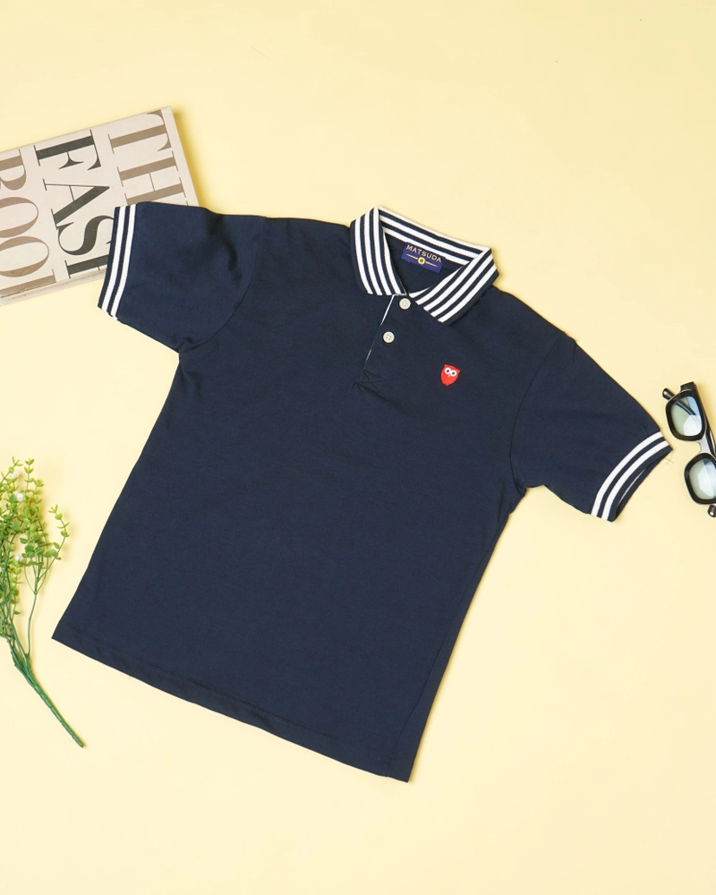 Product image MATSUDA APPAREL - Matsuda baju kaos polo anak laki laki katun umur 2-12 Barney 2 NAVY