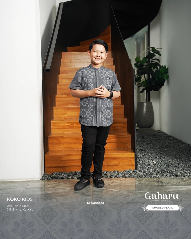 Product image Yasmeera Official - SARIMBIT 2027 GAHARU SERIES WARNA SMOKED PEARL XS KOKO ANAK