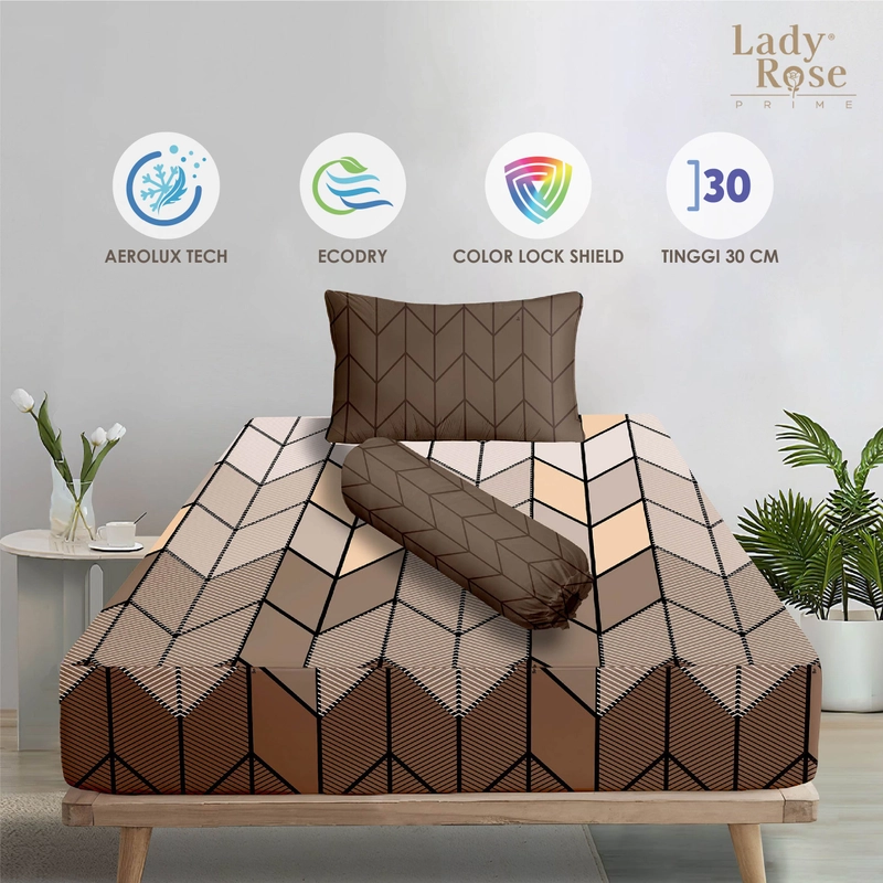 Product image LADY ROSE OFFICIAL - Lady Rose Prime - Bed Cover Set Teja 120x200x30 Single Fitted