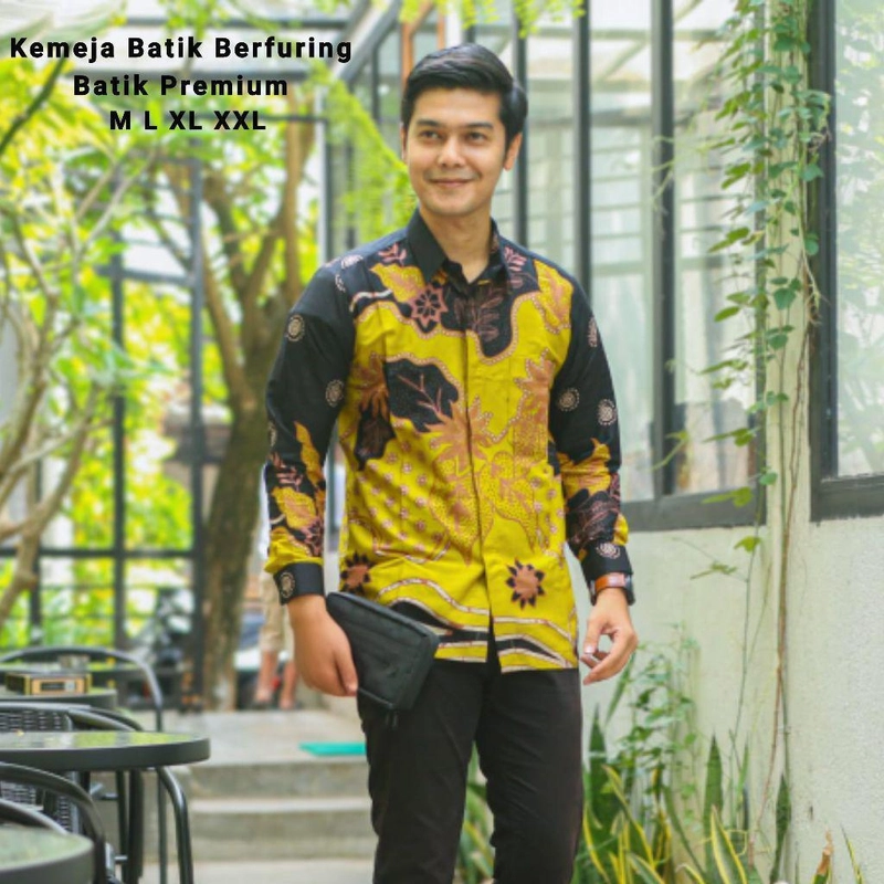 Product image Juragan Kurta - Kemeja Batik Berlapis Furing Sangat Nyaman Dipakai Motif Lompong M Kemeja lompong