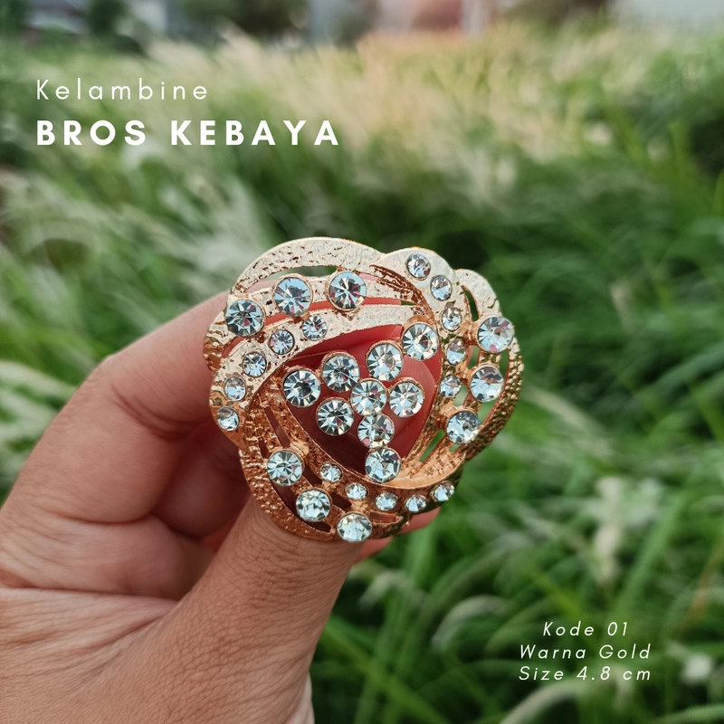 Product image Kelambine - Bros Kebaya Kebaya Brooch Bros Kebaya 01 Gold
