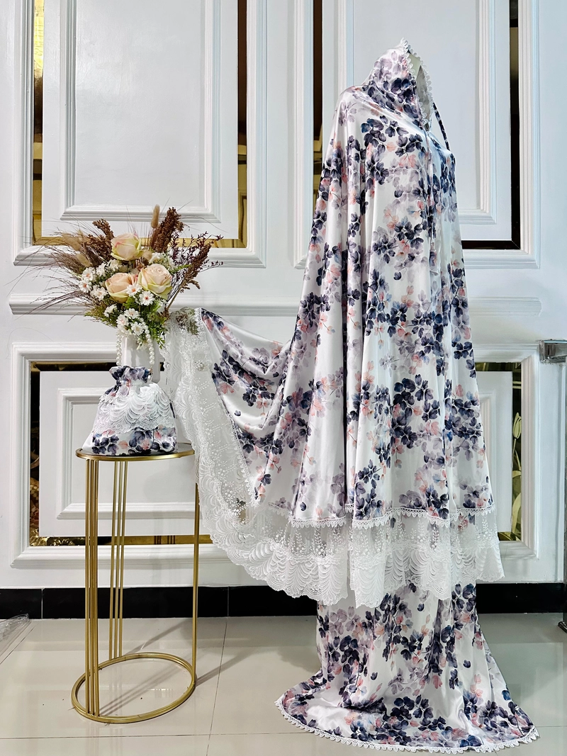 Product image SRIAYU COLLECTION - Mukena Asrya motif terbaru ALL SIZE PUTIH