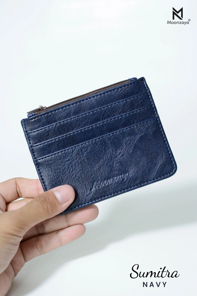 Product image Moonzaya - DOMPET SUMITRA BY MOONZAYA DOMPET KARTU DOMPET KOIN (PO 1 MINGGU) SUMITRA NAVY