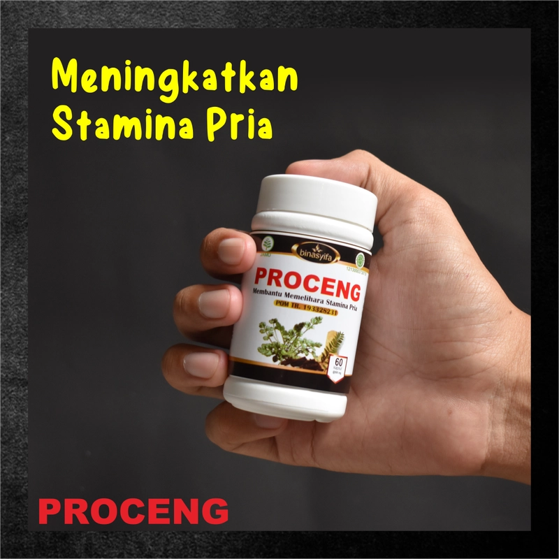 Product image PROCENG Obat Herbal Kesehatan Stamina Pria Dewasa Binasyifa 60 Kapsul Herbal 60 kapsul Herbal
