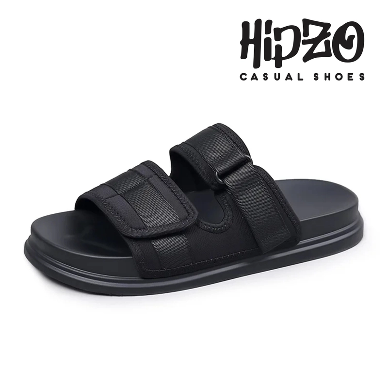 Product image Hipzo - HIPZO Sandal Selop Unisex CT039 Ringan Casual Untuk OOTD Santai Pria Wanita 41 HITAM
