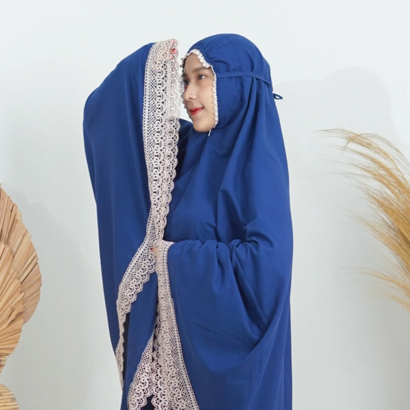 Product image Teeca - Mukena Dewasa 2in1 Daily Nuha Series Semi Jumbo Navy