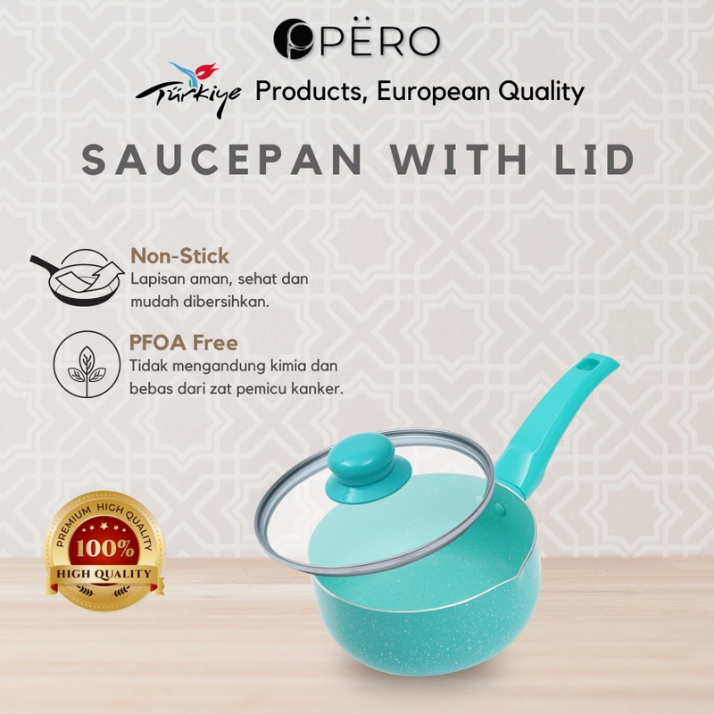 Product image Pero official - PERO - SAUCEPAN 16 CM WITH LID 16CM MINT
