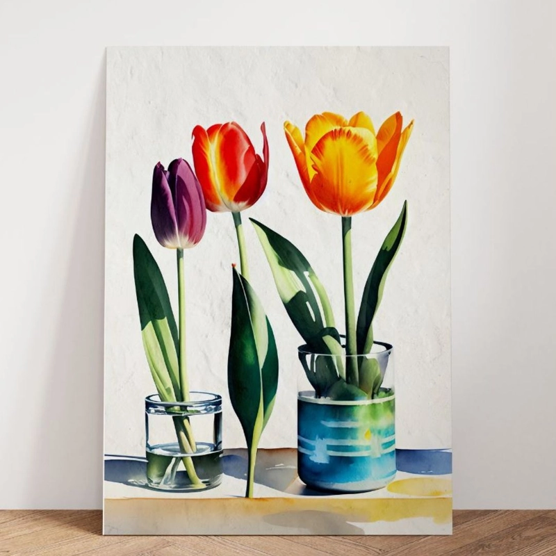 Product image Berkah Saluyu - Hiasan Dinding Ruang Tamu atau Kamar Gantungan Pintu Tanaman Bunga ART S 10x20cm 001