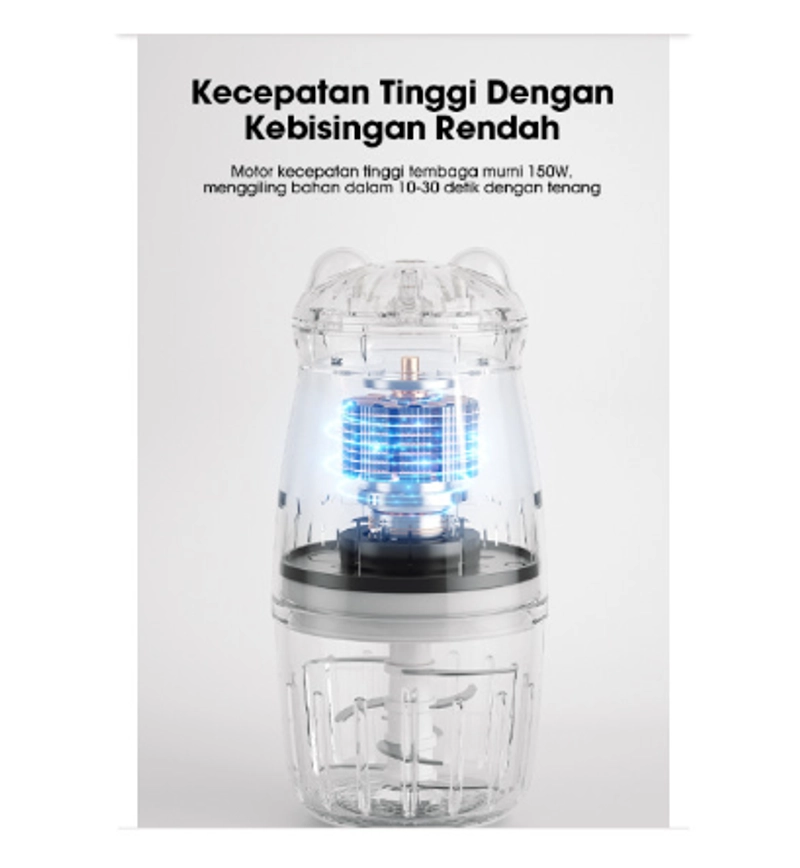 Product image UTAMAMEGA - Samono Food Processor Food Chopper 300ml penghalus daging SW-MC200 Type SW-MC200