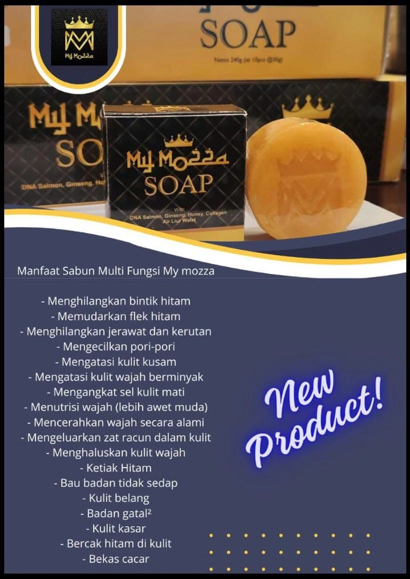 Product image AL Irsyad Store - SABUN MY MOZZA /MY MOZZA SOAP FACE AND BODY 1 pcs SOAP MY MOZZA