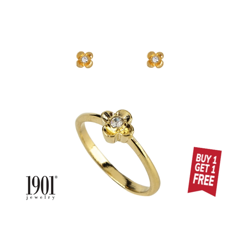 Product image 1901 Jewelry - 1901 Jewelry Cincin Flower 273 Buy 1 Get 1  All Size Gold