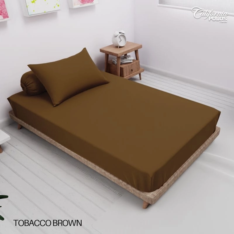 Product image Dylan 19 [TA] - Dylan 19 - Sprei Polos Emboss California 100X200 Tobacco Brown