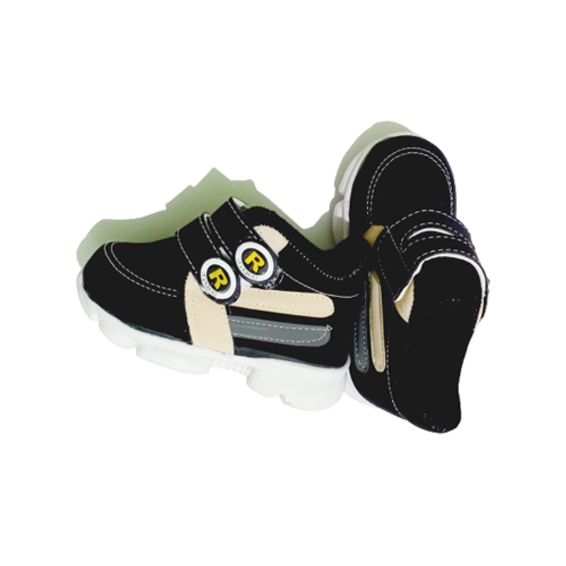 Product image NO LABEL - Sepatu Sneaker Sport Anak Laki-laki & Perempuan Terbaru (NL 03) 24 Hitam