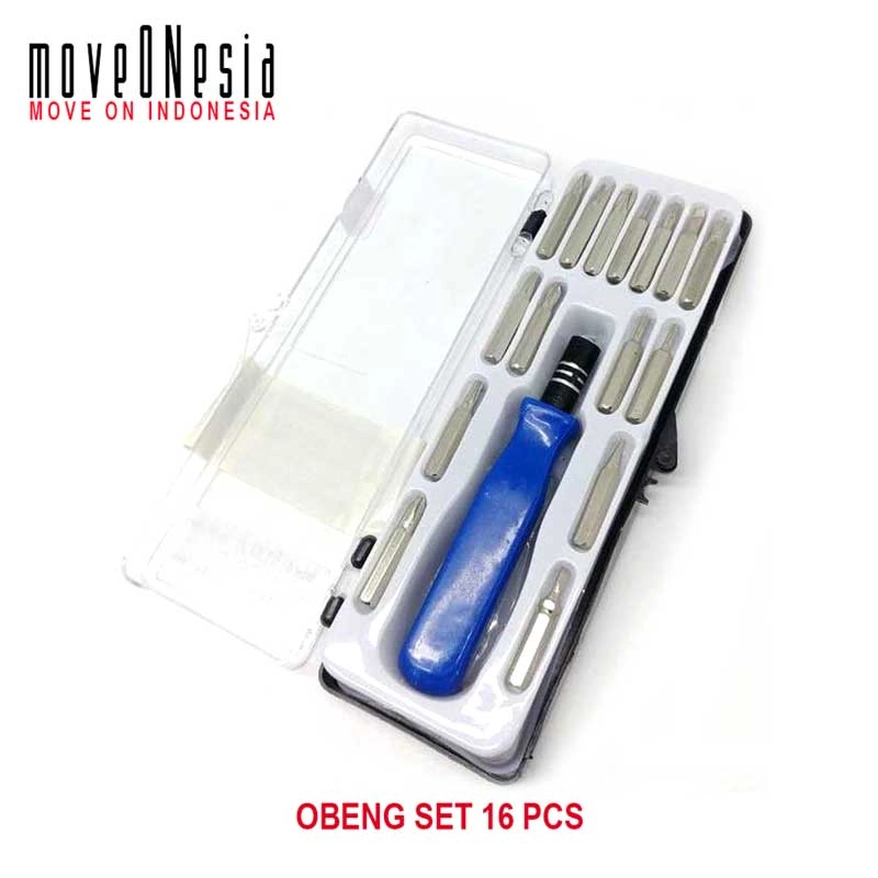 Product image Moveonesia - Obeng Set 16 Obeng 16 RANDOM