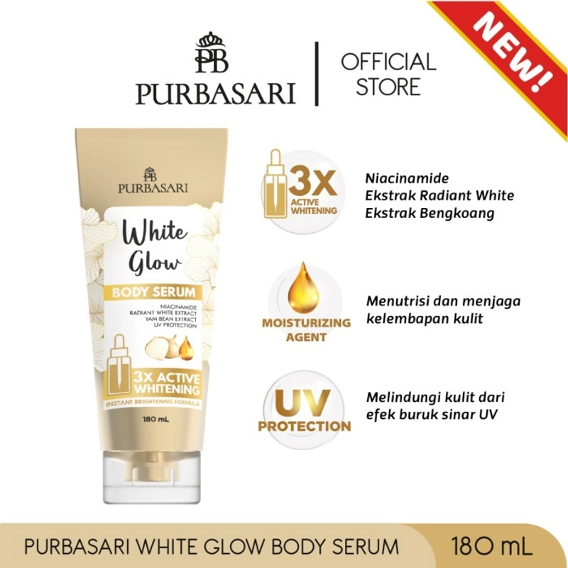 Product image Purbasari - WHITE GLOW BODY SERUM 180ML BODY SERUM