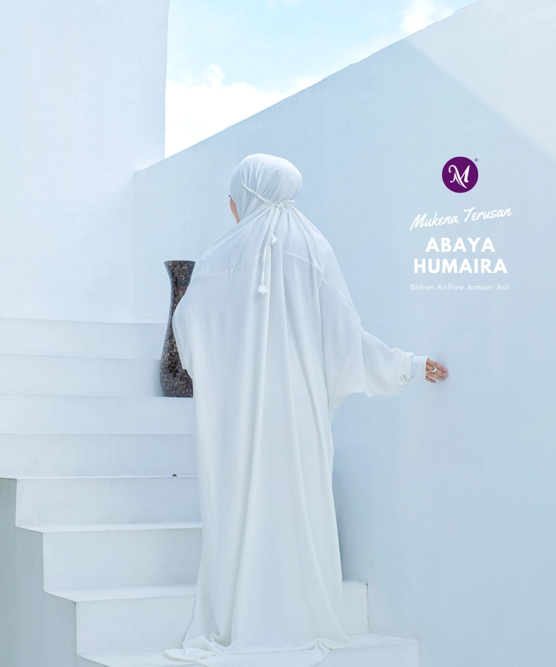 Product image Milyarda Hijab - Mukena Abaya Humaira Milyarda Hijab All Size Broken White